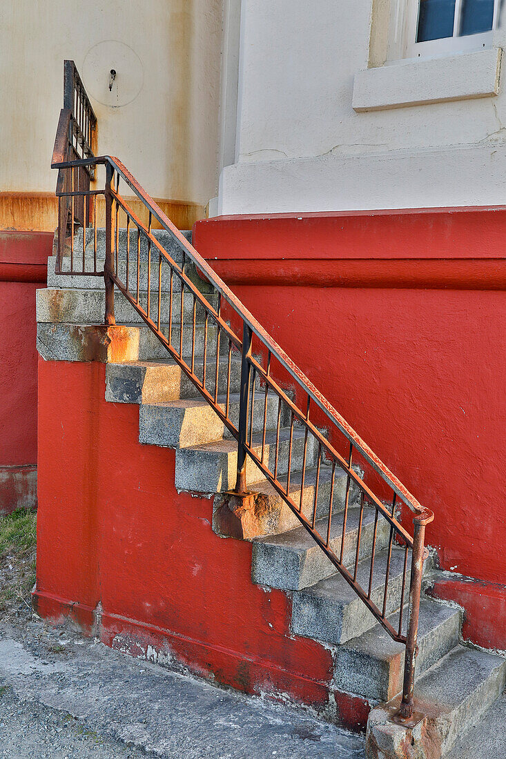 Stairs Coquille River Lighthouse, Bullards Oregon State Park, Oregon