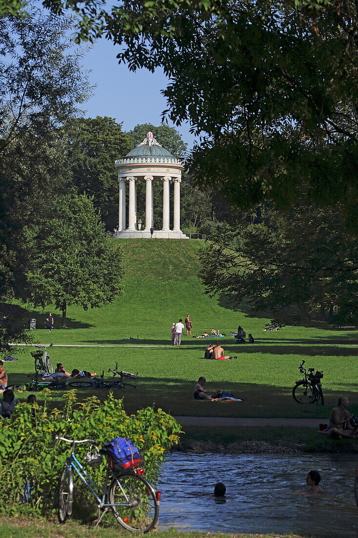 Monopteros, Englischer Garten, München, Bayern, Deutschland