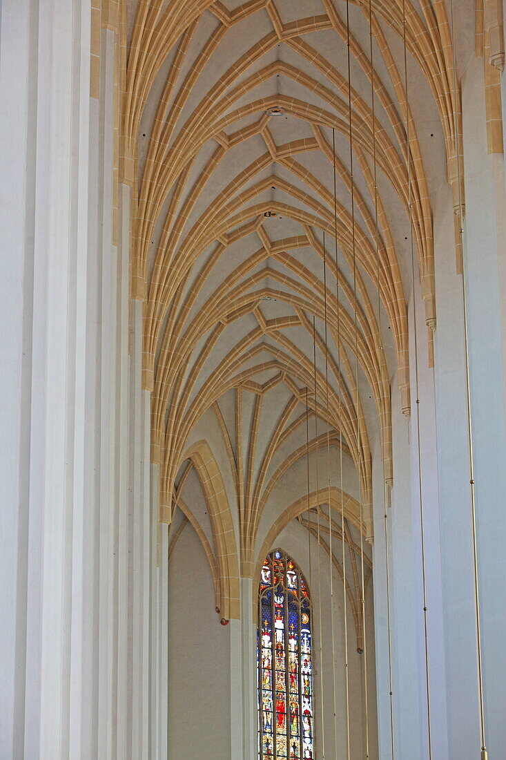 Seitenschiff der Frauenkirche, München, Oberbayern, Bayern, Deutschland