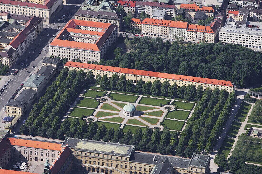 Court Garden of the Residenz, Munich, Upper Bavaria, Bavaria, Germany