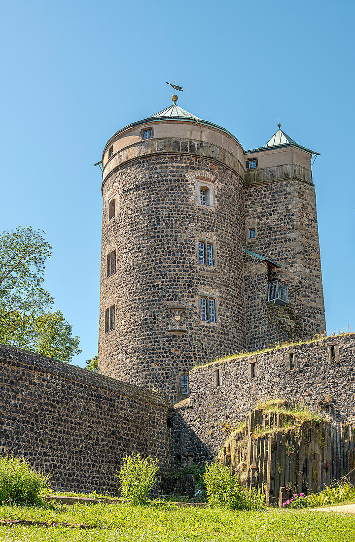 Johannis-(Cosel) Tower at Stolpen Castle, Saxony, Germany