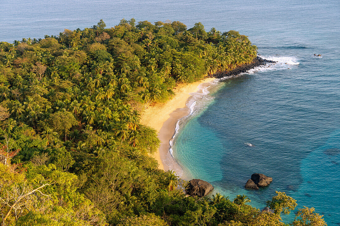 Praia Banana on the island of Príncipe in West Africa