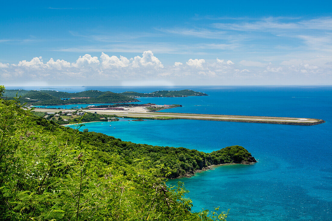 Flughafen Cyril E. King, Brewers Bay, St. Thomas, Amerikanische Jungferninseln.