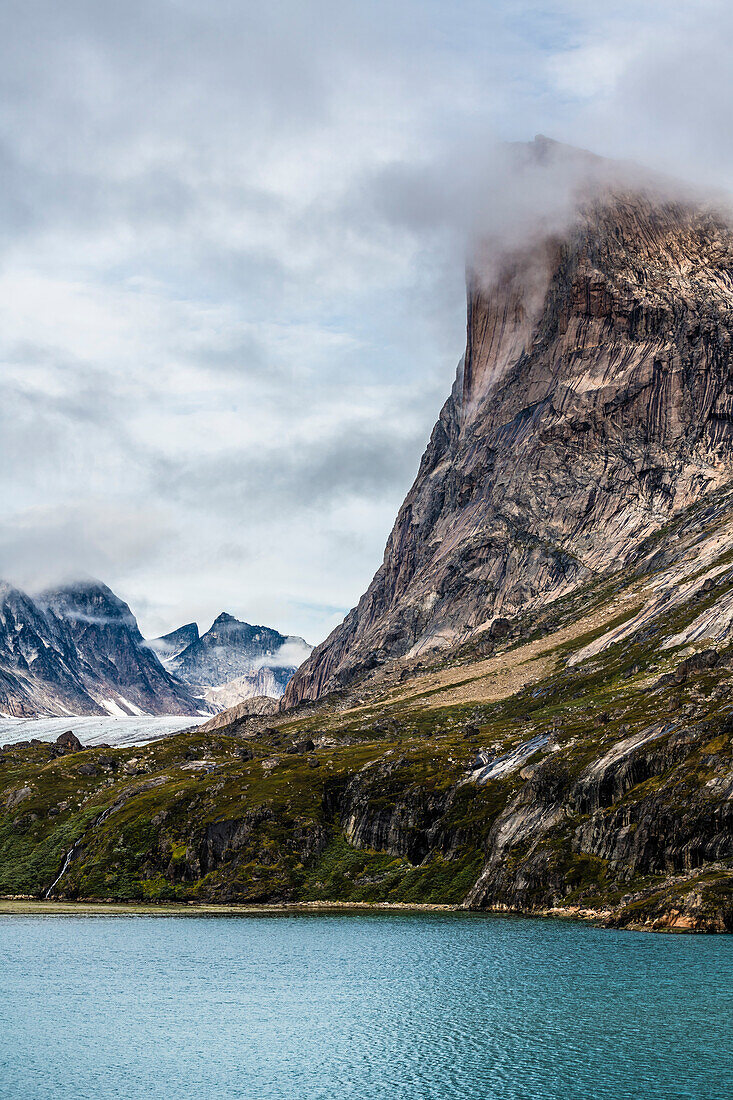 Landscape in Prins Christian Sund, Kujalleq Municipality, Nanortalik, Greenland