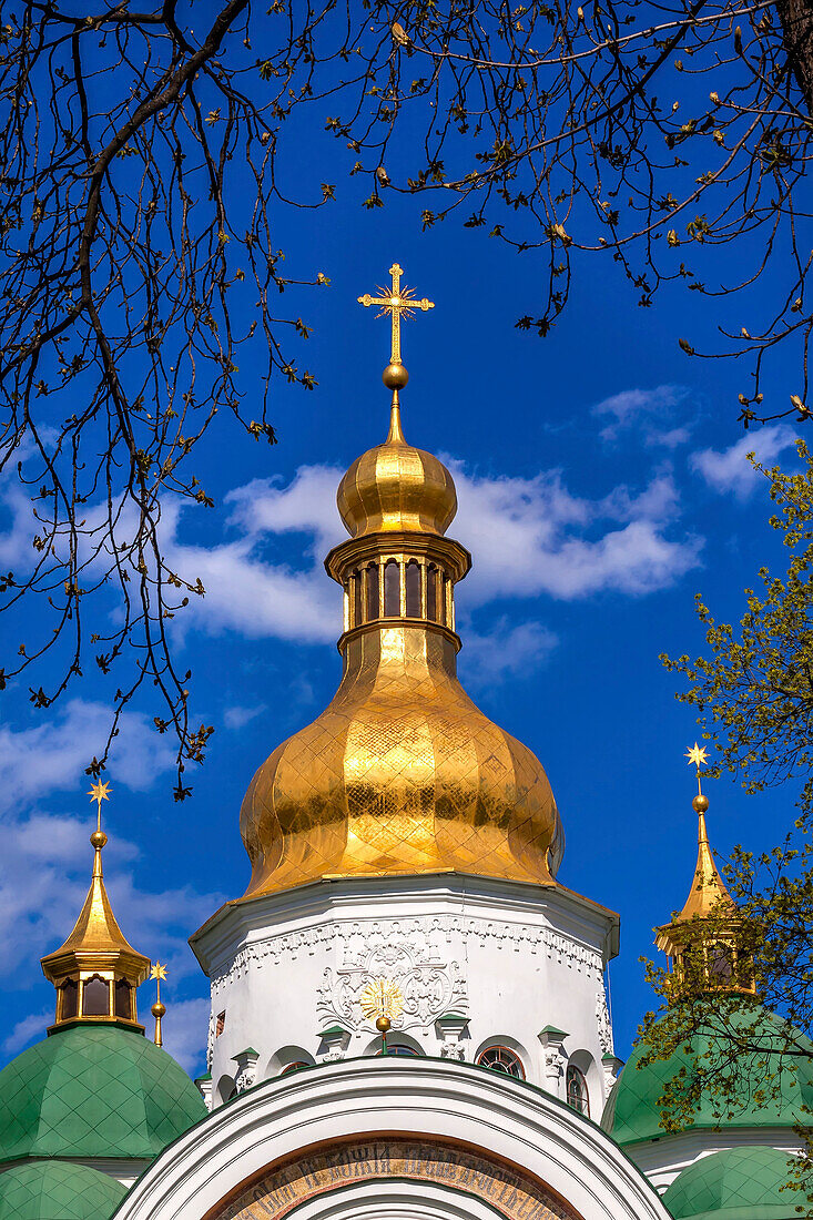 St. Sofia-Kathedrale, Sofiyskaya-Platz, Kiew, Ukraine. Saint Sophia ist älteste Kathedrale und Kirche in Kiew. Die heilige Sofia wurde 1037 von König Jaroslow dem Weisen erbaut.