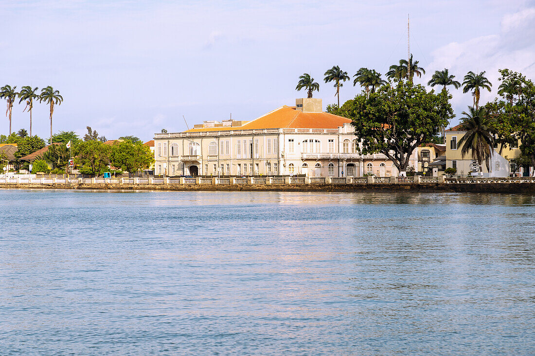 Supremo Tribunal de Justiça at Ana Chavez Bay in São Tomé on the island of São Tomé in West Africa