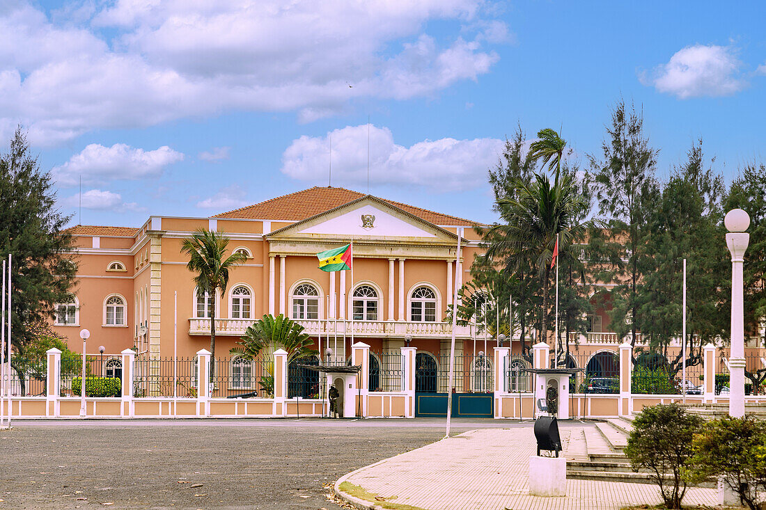 Palácio Presidencial in São Tomé auf der Insel São Tomé in Westafrika