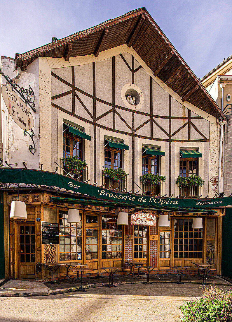 Brasserie del l'Opéra, Kurviertel von Vichy, Auvergne-Rhône-Alpes, Frankreich