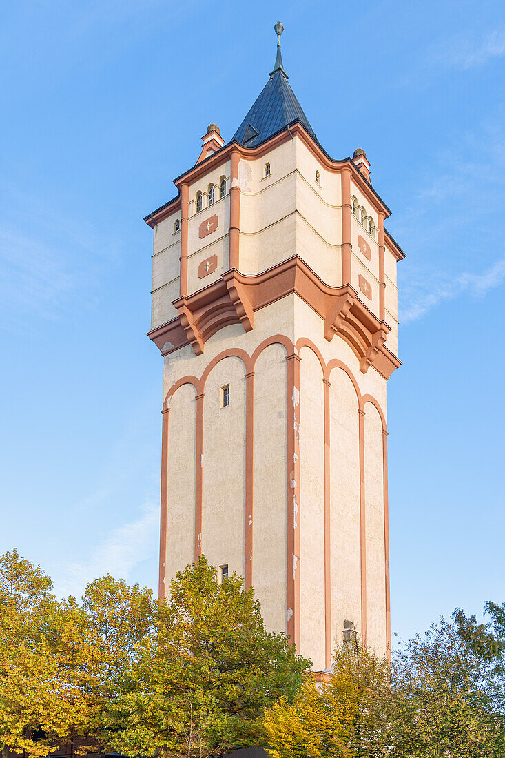 historic water tower in Straubing in Lower Bavaria in Germany