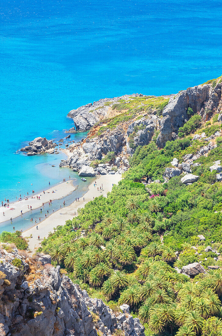 \nPreveli Beach, Rethymno, Crete, Greek Islands, Greece