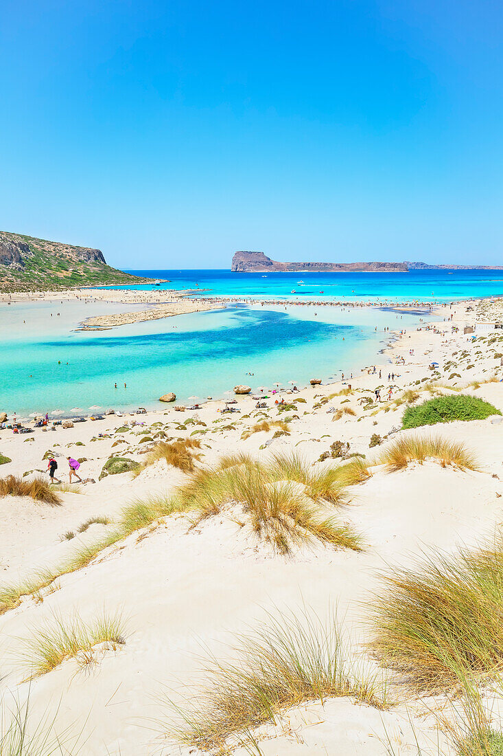 Balos Bucht, Halbinsel Gramvousa, Chania, Kreta, Griechenland