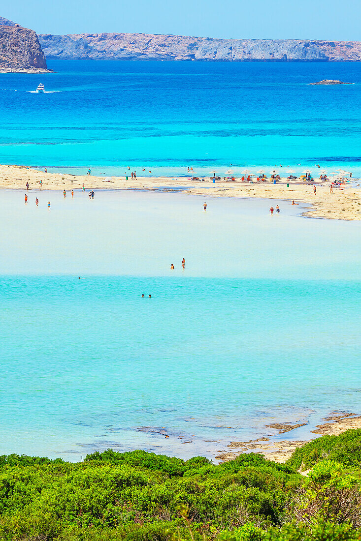 Balos Bucht, Halbinsel Gramvousa, Chania, Kreta, Griechenland