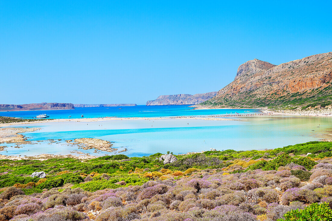 Balos Bucht, Halbinsel Gramvousa, Chania, Kreta, Griechenland