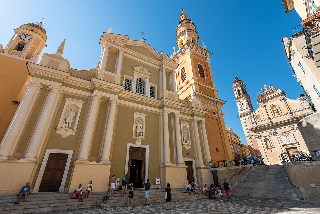 Basilika St-Michel-Archange in Menton in der Provence, Frankreich