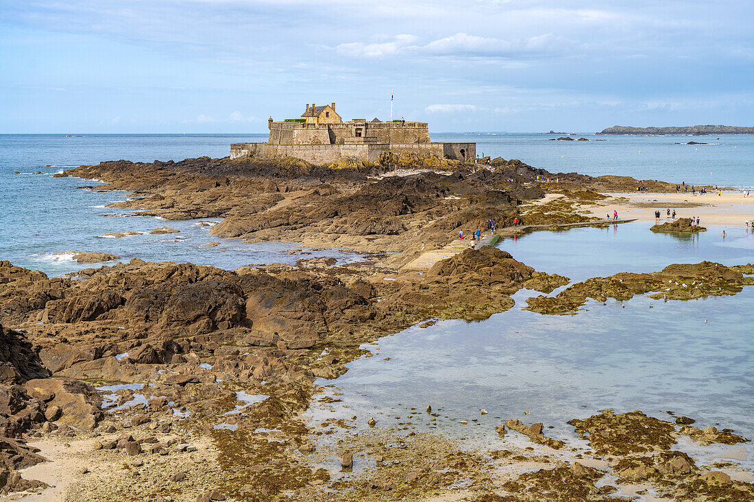 Fort National in Saint Malo, Brittany, France