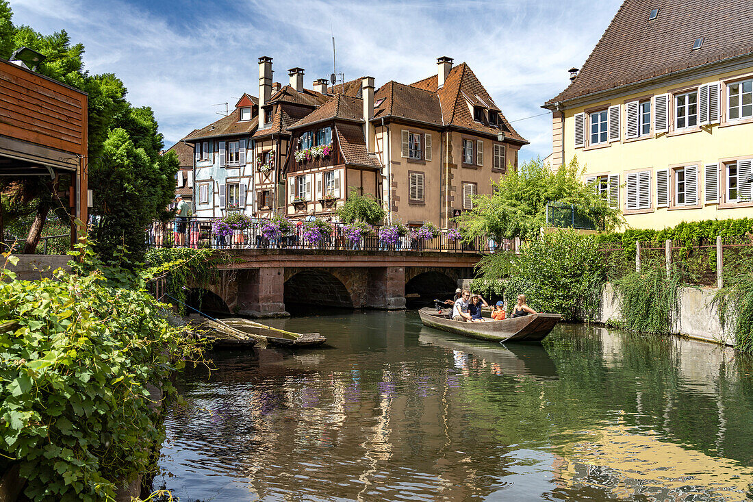 Klein Venedig an der Rue de Turenne in Colmar, Elsass, Frankreich