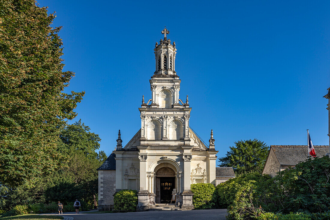 Kapelle des Schloss Chambord im Loiretal, Chambord, Frankreich 