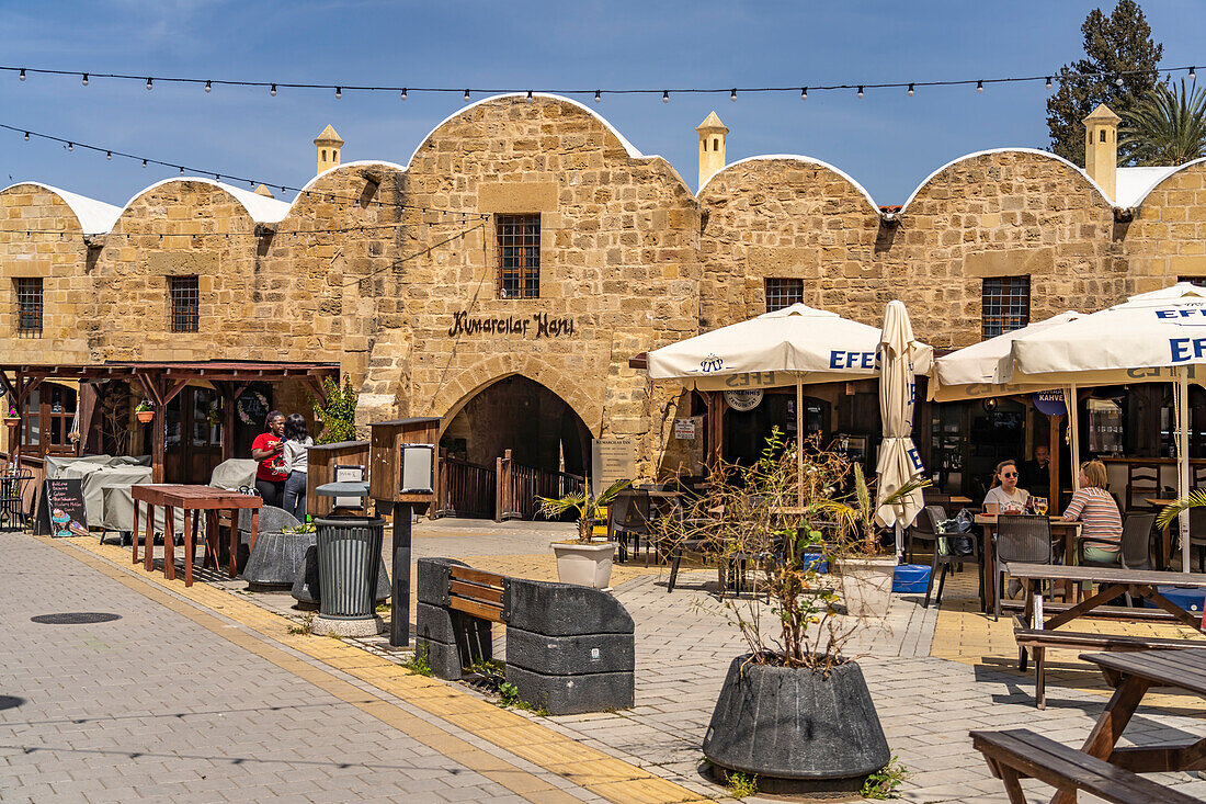 caravanserai Kumarcilar Hani in North Nicosia or Lefkosa, Turkish Republic of Northern Cyprus, Europe