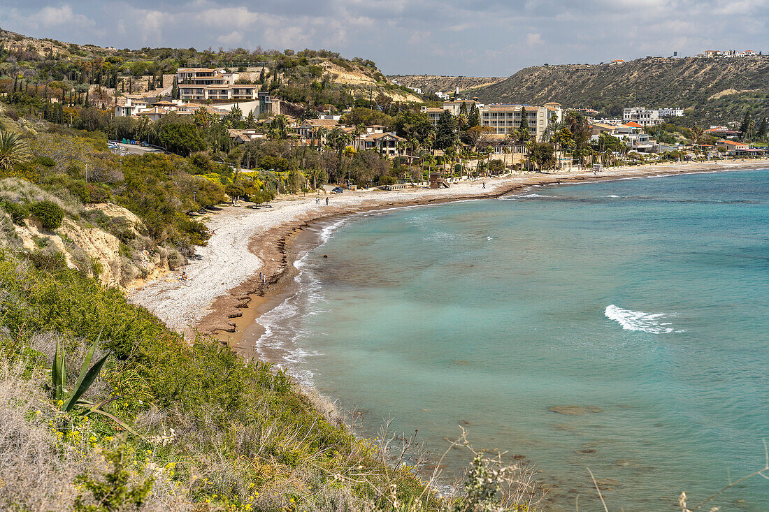 Der Strand von Pissouri, Zypern, Europa 