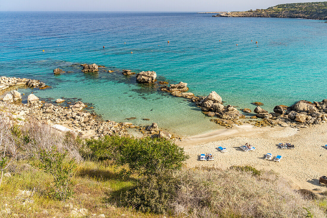 Konnos Beach in Protaras, Cyprus, Europe