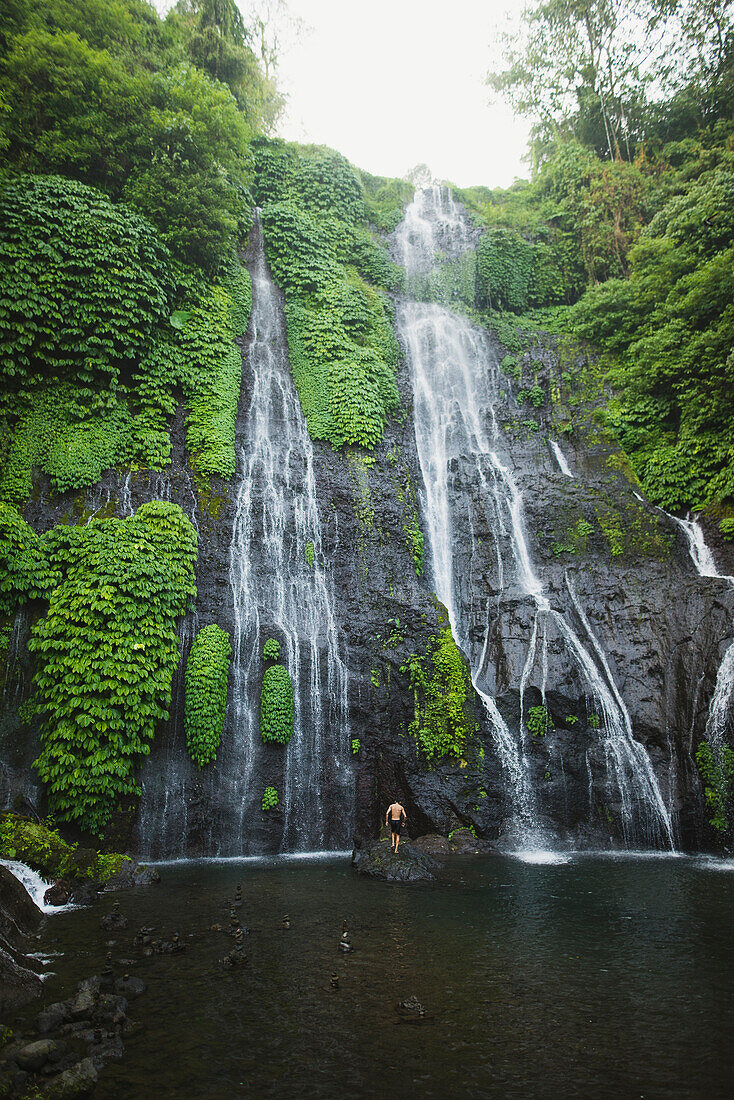 Wasserfall in Bali, Indonesien
