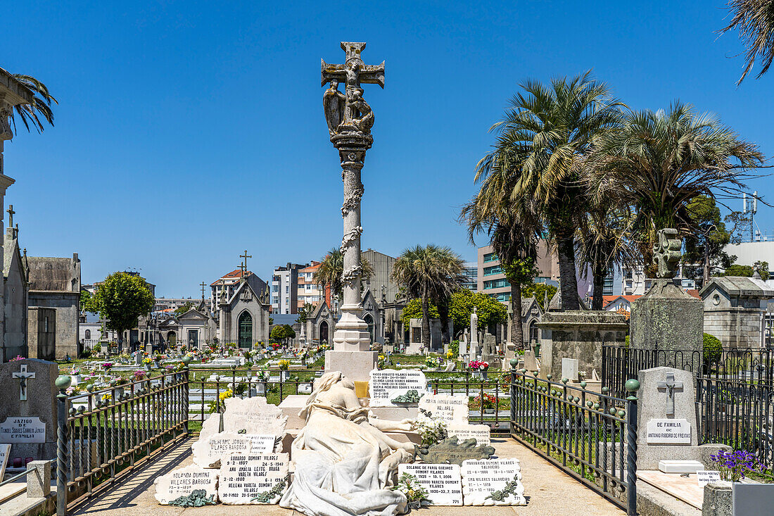 Friedhof Cemitério de Agramonte in Porto, Portugal, Europa   