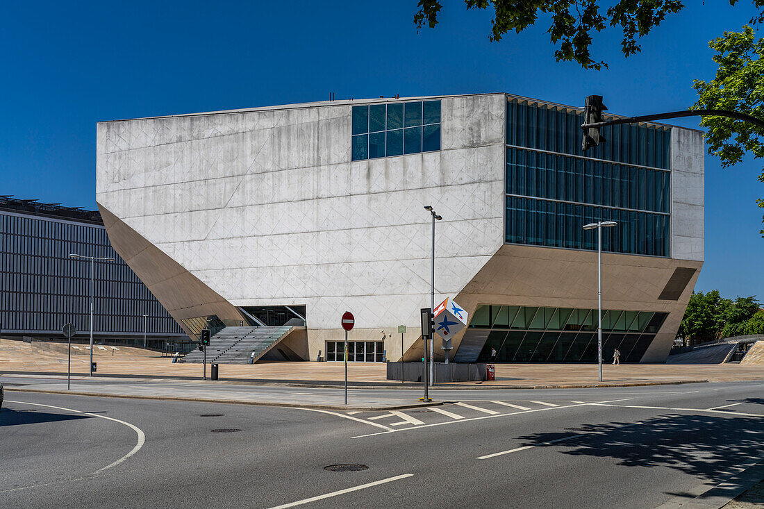 Casa da Música concert hall in Porto, Portugal, Europe