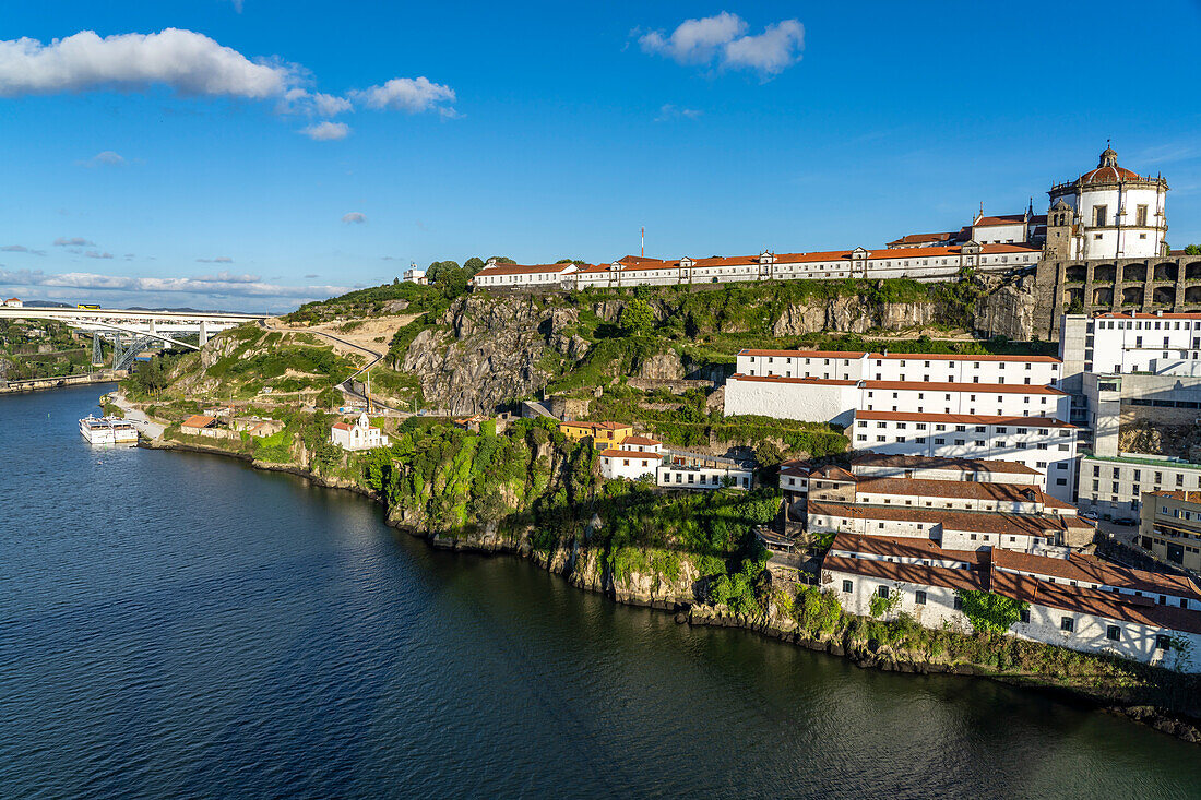 Mosteiro da Serra do Pilar Monastery high above the Douro River, Vila Nova de Gaia, Portugal, Europe