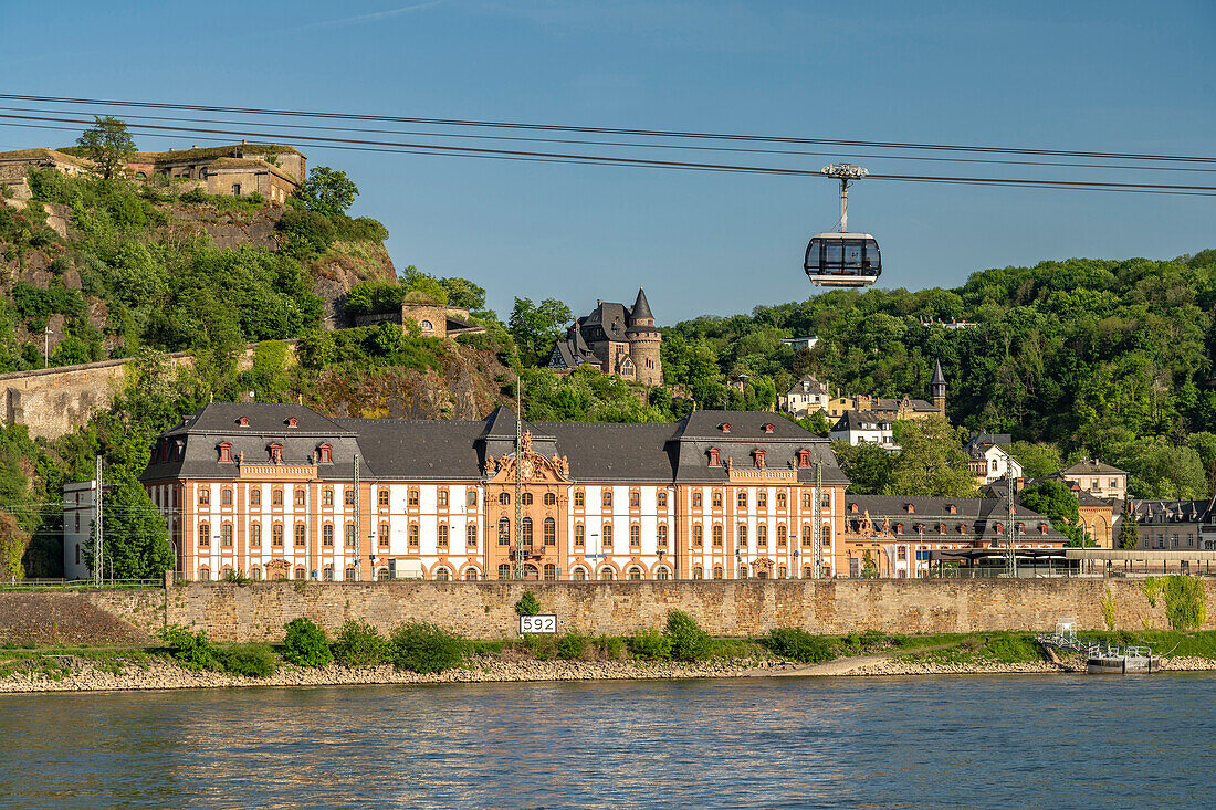 The Baroque Municipal Building in Koblenz, Rhineland-Palatinate, Germany,