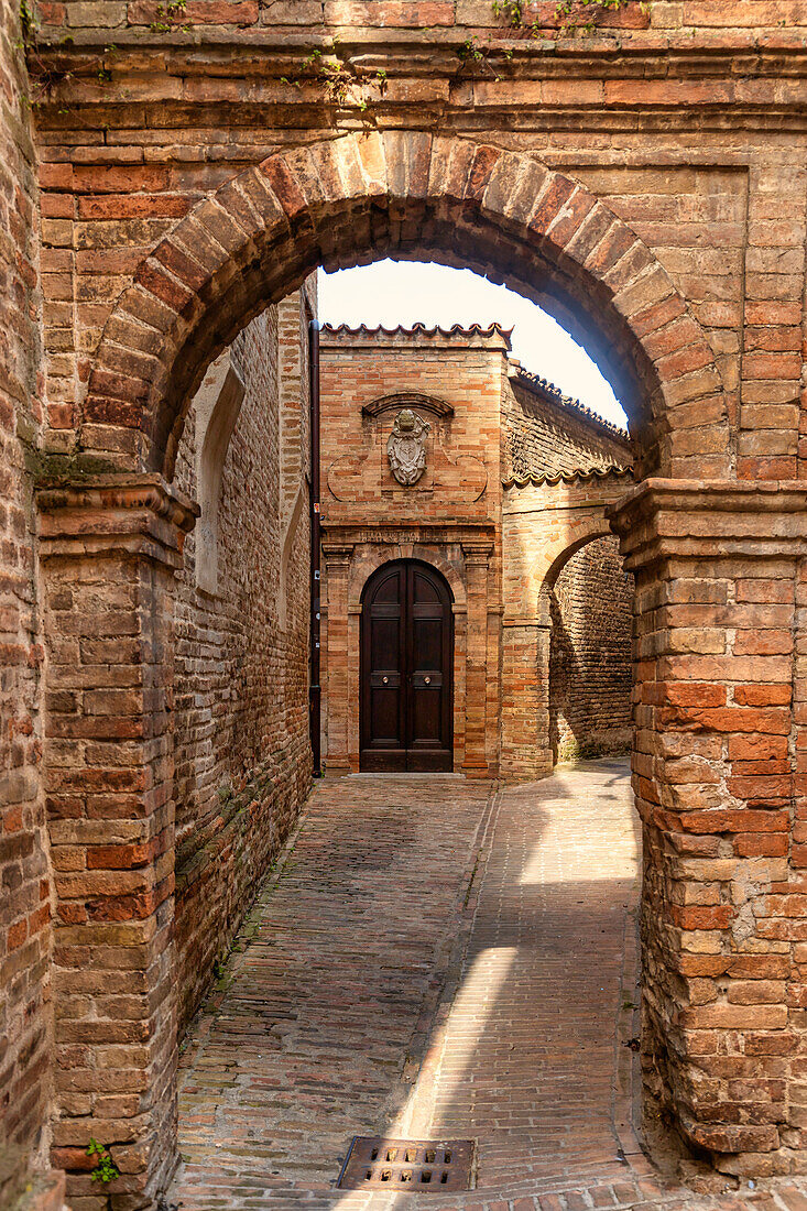 Historic center of Urbino. Urbino, Marche, Italy