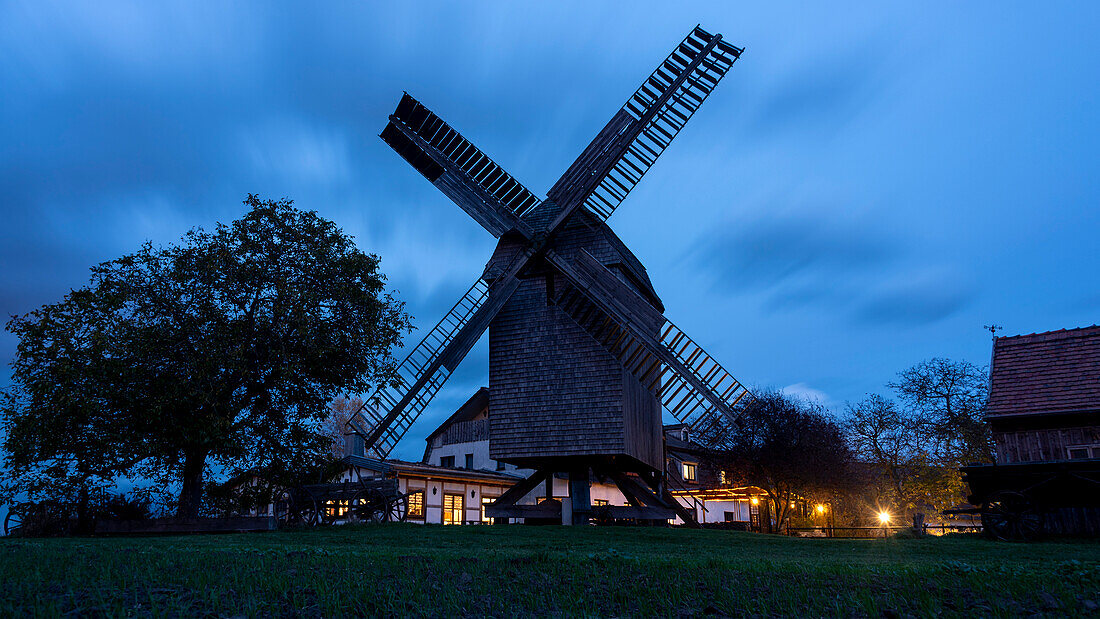 Auerbach's mill, post mill, Wolmirstedt, Saxony-Anhalt, Germany