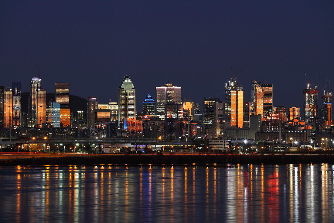 City view at sunrise