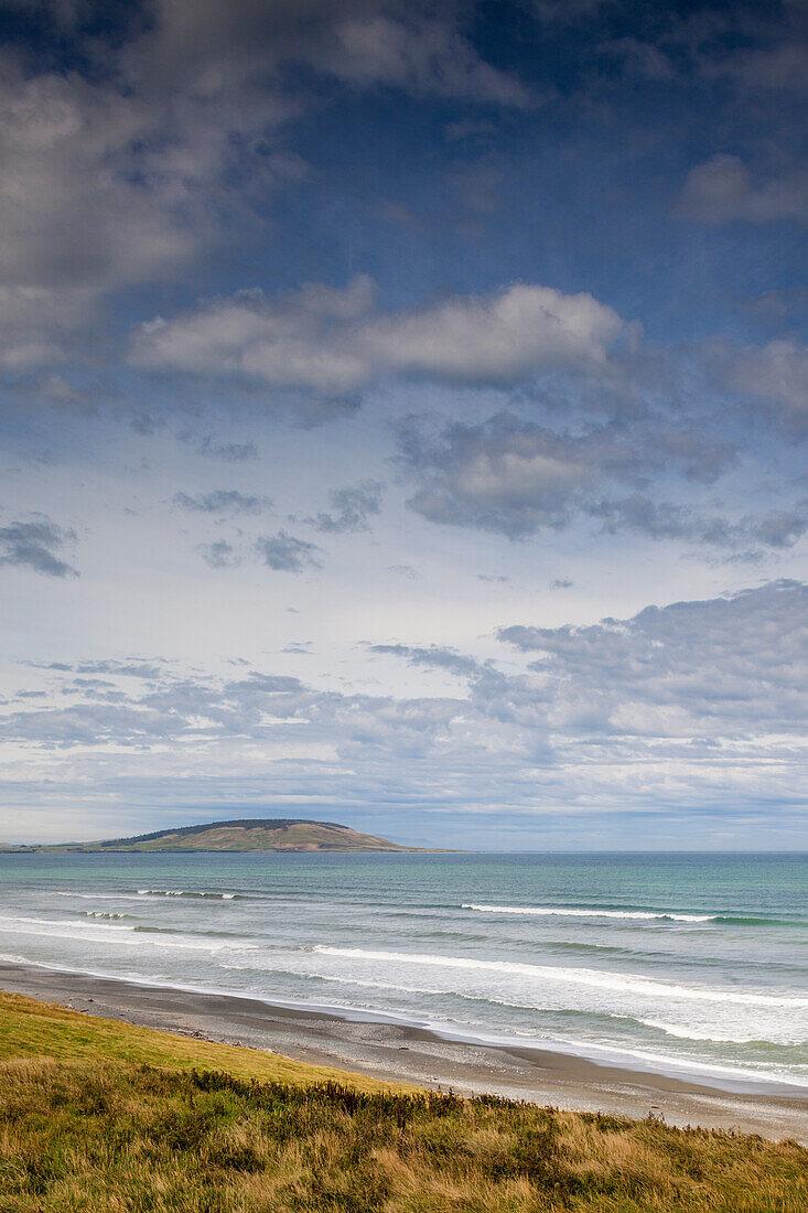 New Zealand, South Island, Southland, Waihowaka, sea view from McCraken's Rest