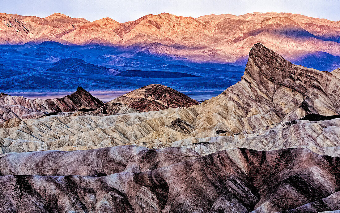 USA, California. Death Valley National Park, Zabriskie Point