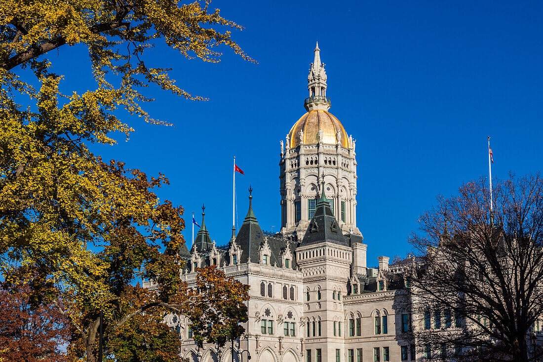 USA, Connecticut, Hartford of Connecticut State Capitol