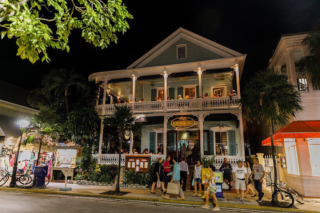 Restaurant an der Duval Street in Key West Florida, USA