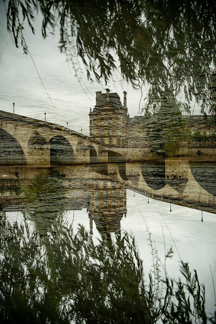 Bridge over the river Seine in Paris, France.