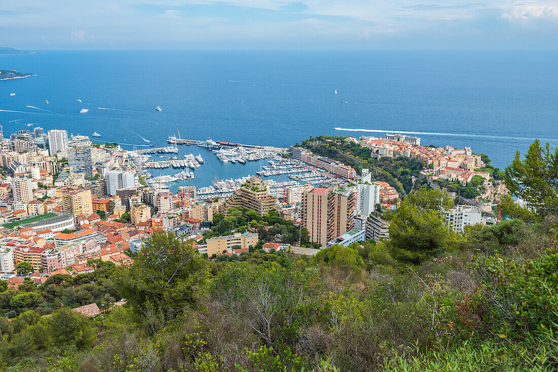 View of the Principality of Monaco and the Côte d'Azur, Principality of Monaco