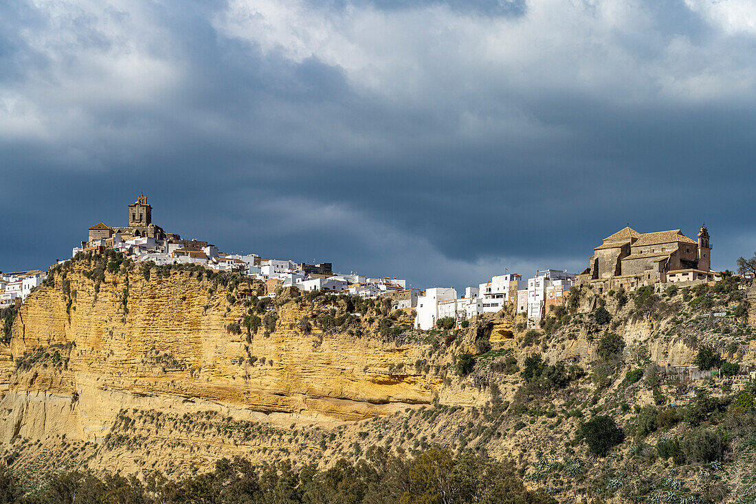 Die weissen Häuser von Arcos de la Frontera, Andalusien, Spanien 