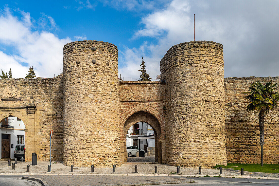 Almocabar city gate, Ronda, Andalusia, Spain