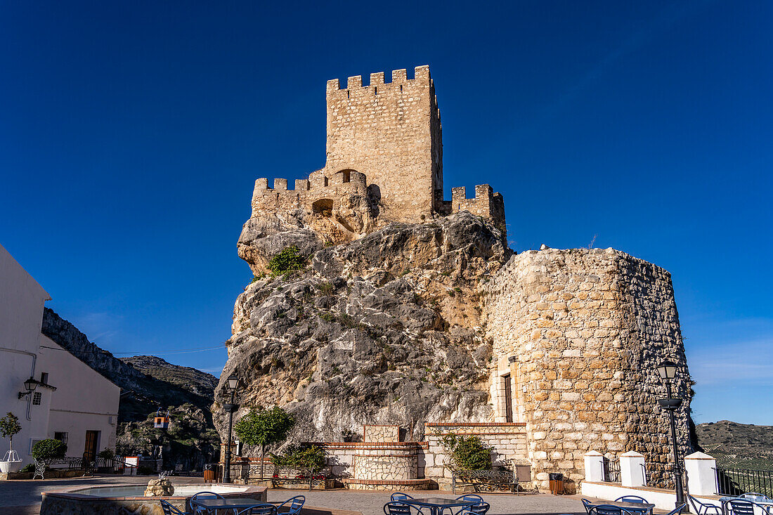 the Moorish castle in Zuheros, Andalusia, Spain