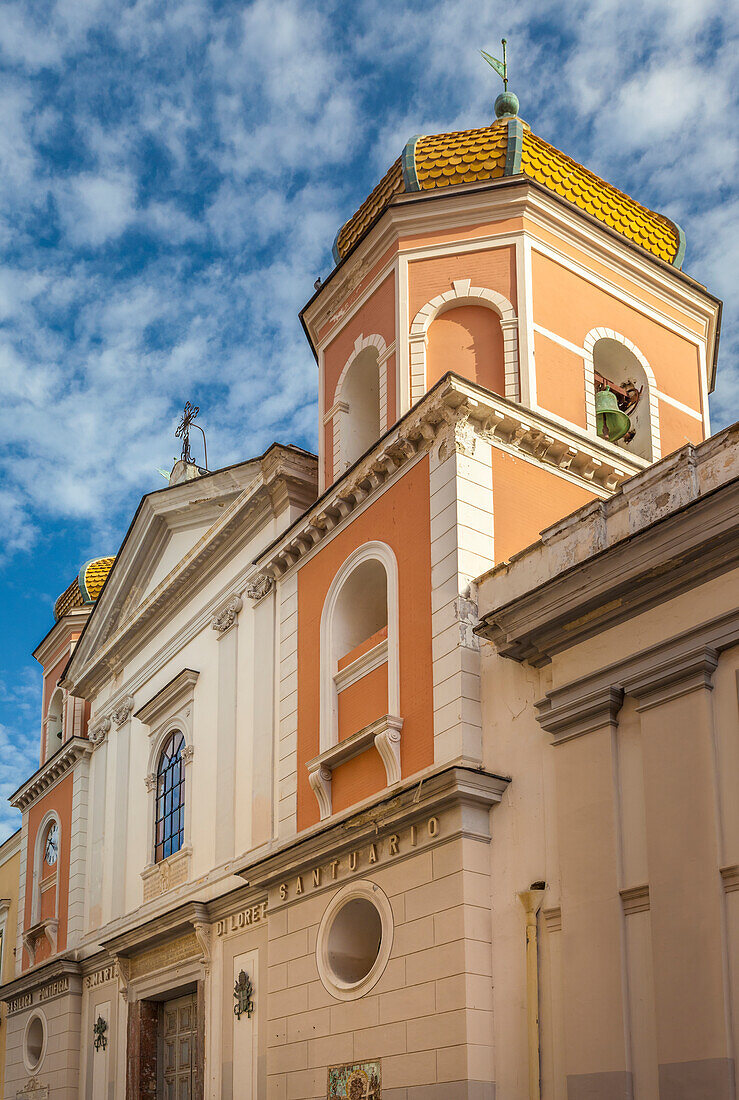 Kirche Santa Maria di Loreto in Forio, Insel Ischia, Golf von Neapel, Kampanien, Italien