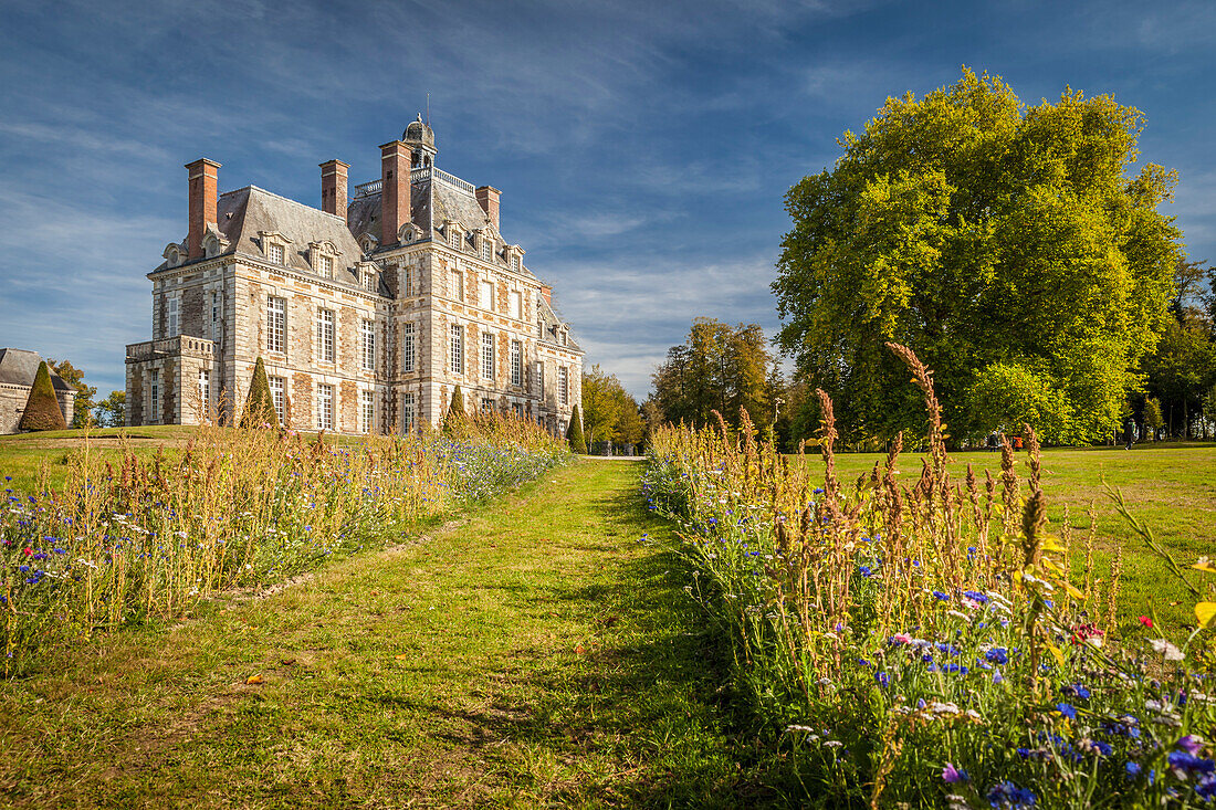 Park and Chateau Balleroy, Calvados, Normandy, France