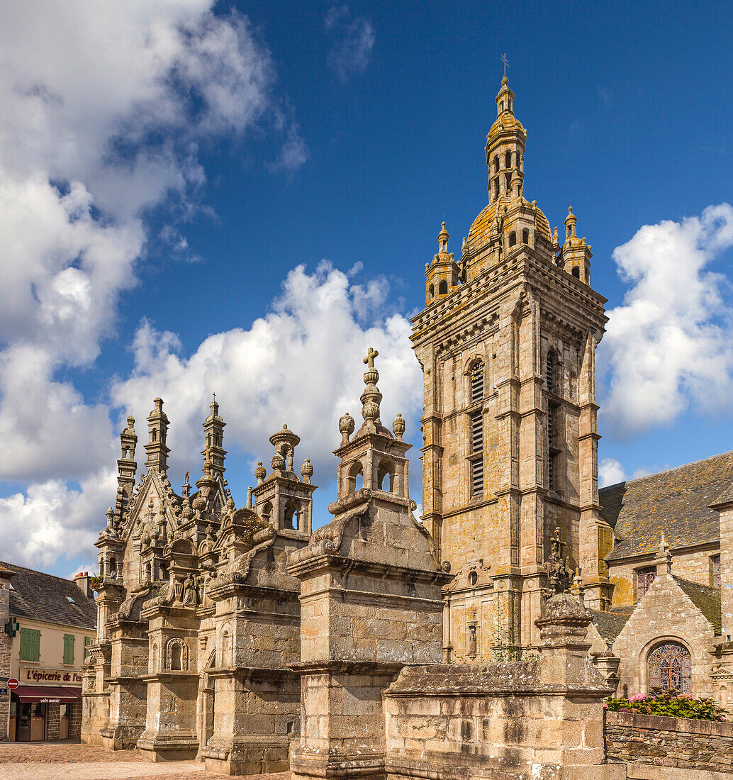 Walled parish of Saint-Thégonnec, Cotes-d`Armor, Brittany, France