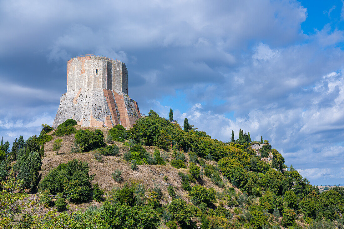 The Rocca d'Orcia ( Rocca di Tentennano), Castiglione d'Orcia, Val d'Orcia, Province of Siena, Tuscany, Italy, Europe