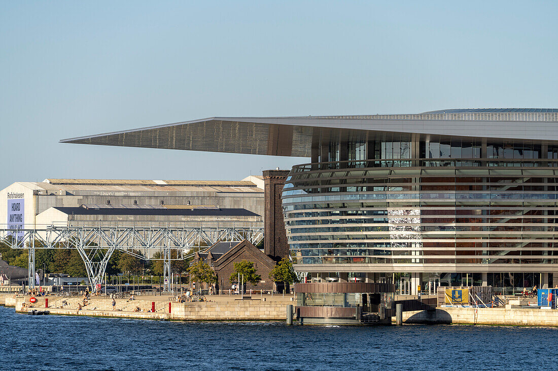 Die neue Oper von Kopenhagen, Operaen, auf der Insel Holmen, Kopenhagen, Dänemark, Europa