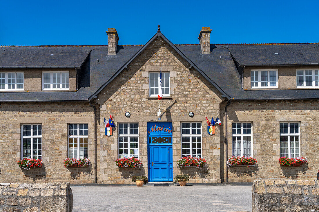 Town Hall in Gatteville-le-Phare, Normandy, France