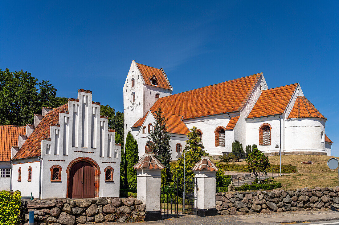 Lindelse Church, Langeland Island, Denmark, Europe