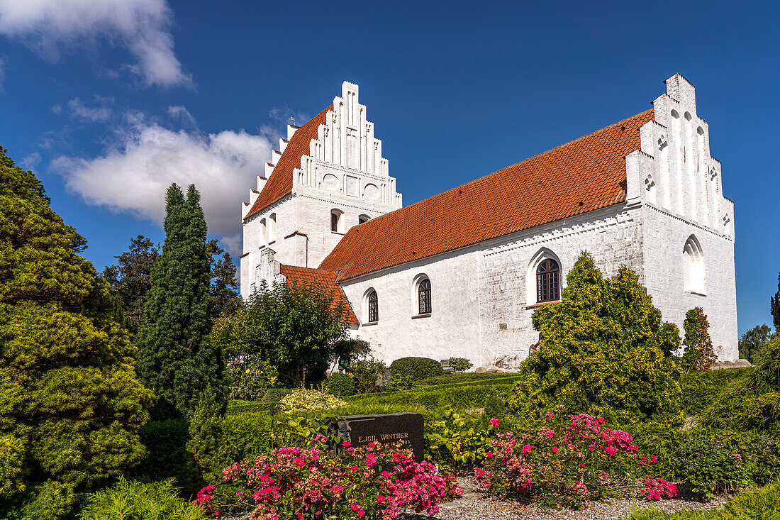 Church of Elmelunde, Mon island, Denmark, Europe
