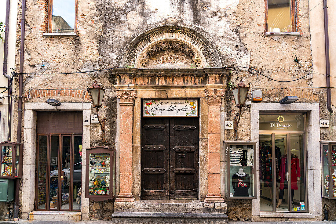 Museo Della Pasta, Taormina, Sizilien, Italien, Europa